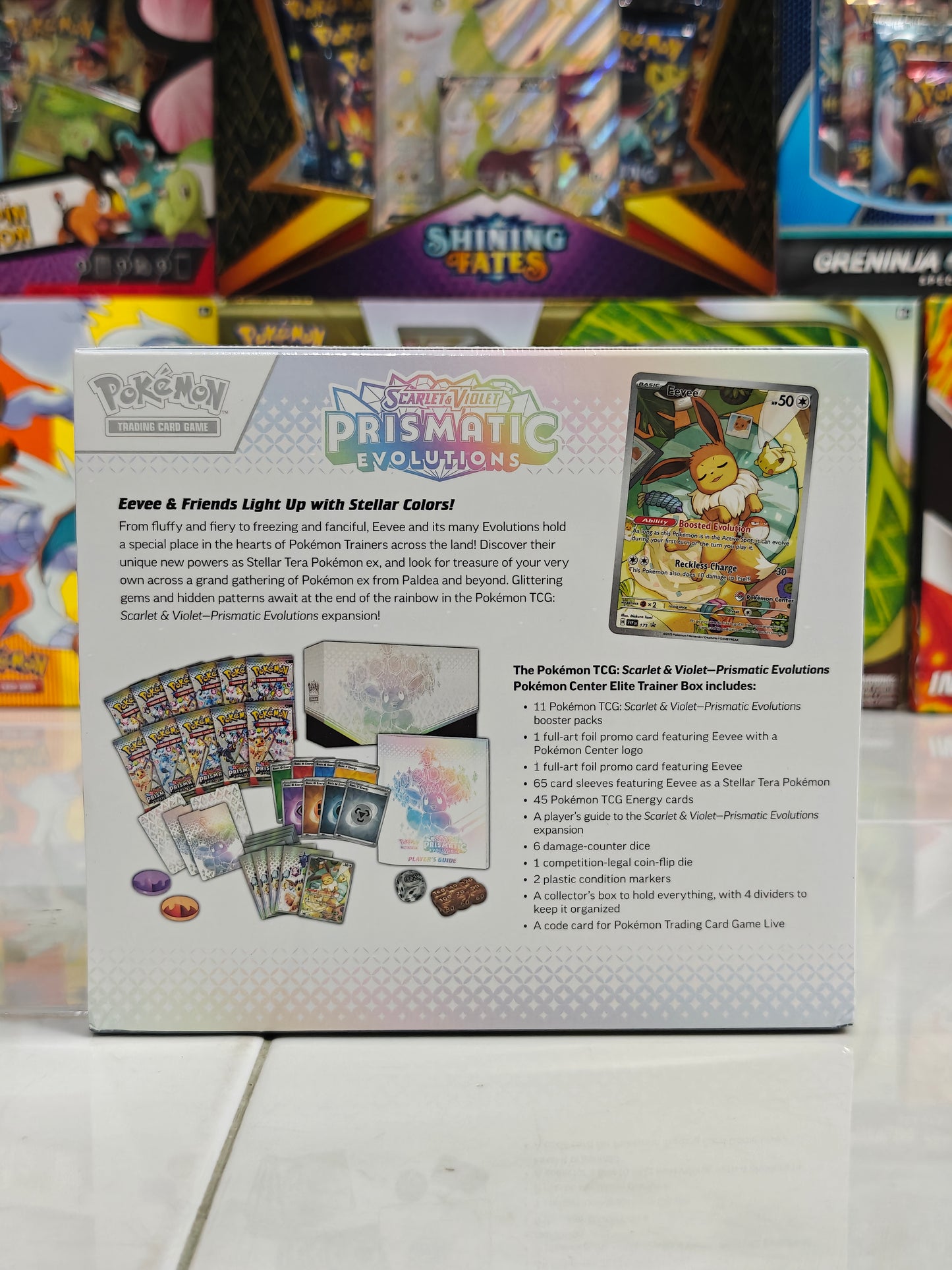 Prismatic Evolution Pokemon Center Elite Trainer Box