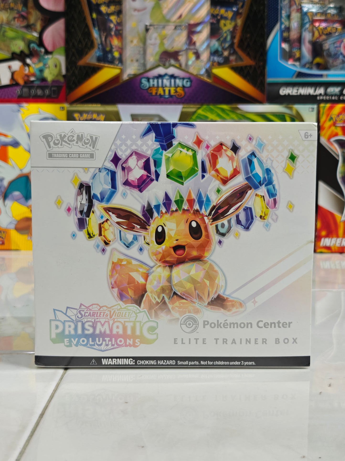 Prismatic Evolution Pokemon Center Elite Trainer Box