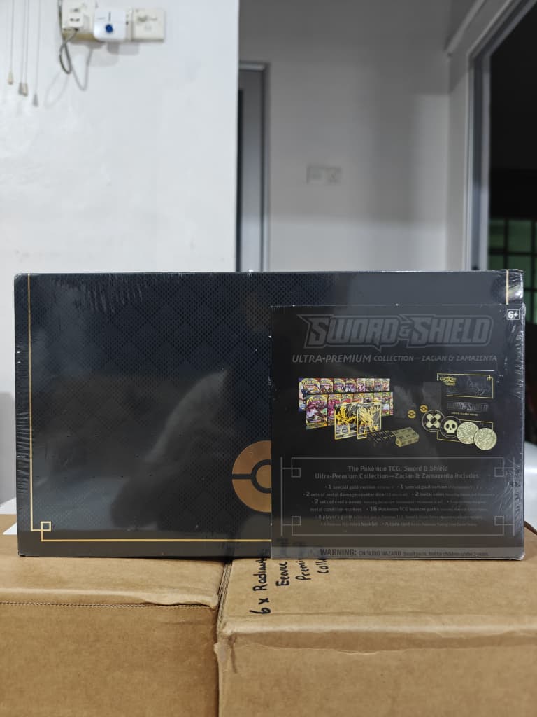 Swsh Zacian Zamazenta Ultra Premium Collection (With Tears)