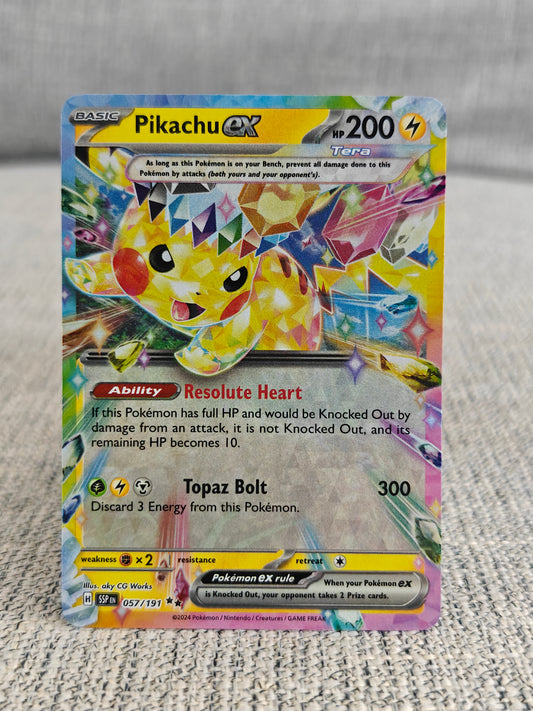 [Raw] Pikachu Ex 57 (NM)