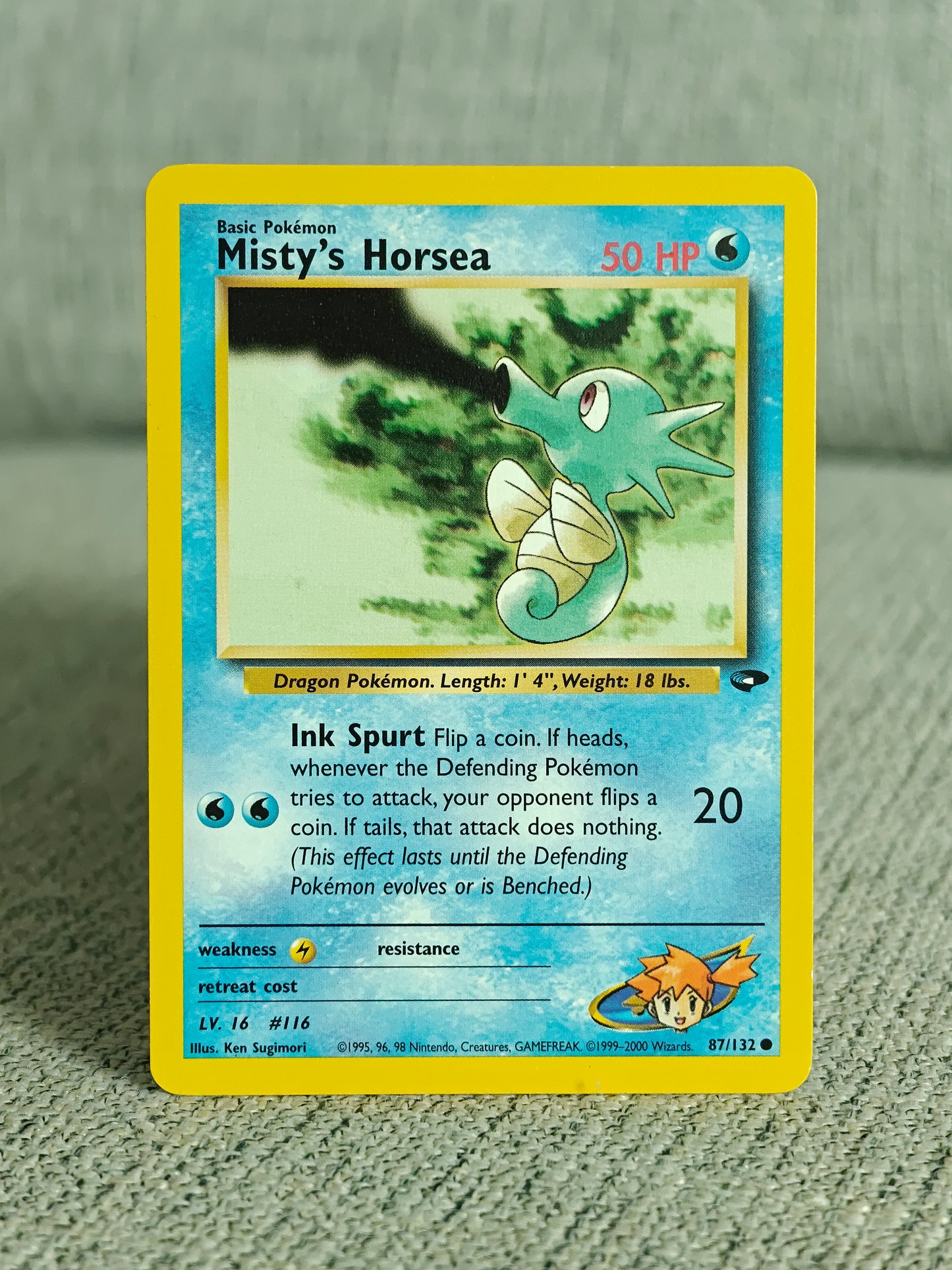 [Raw] Misty's Horsea 87 non holo (LP)