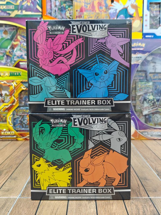 Evolving Skies Elite Trainer Box Pair