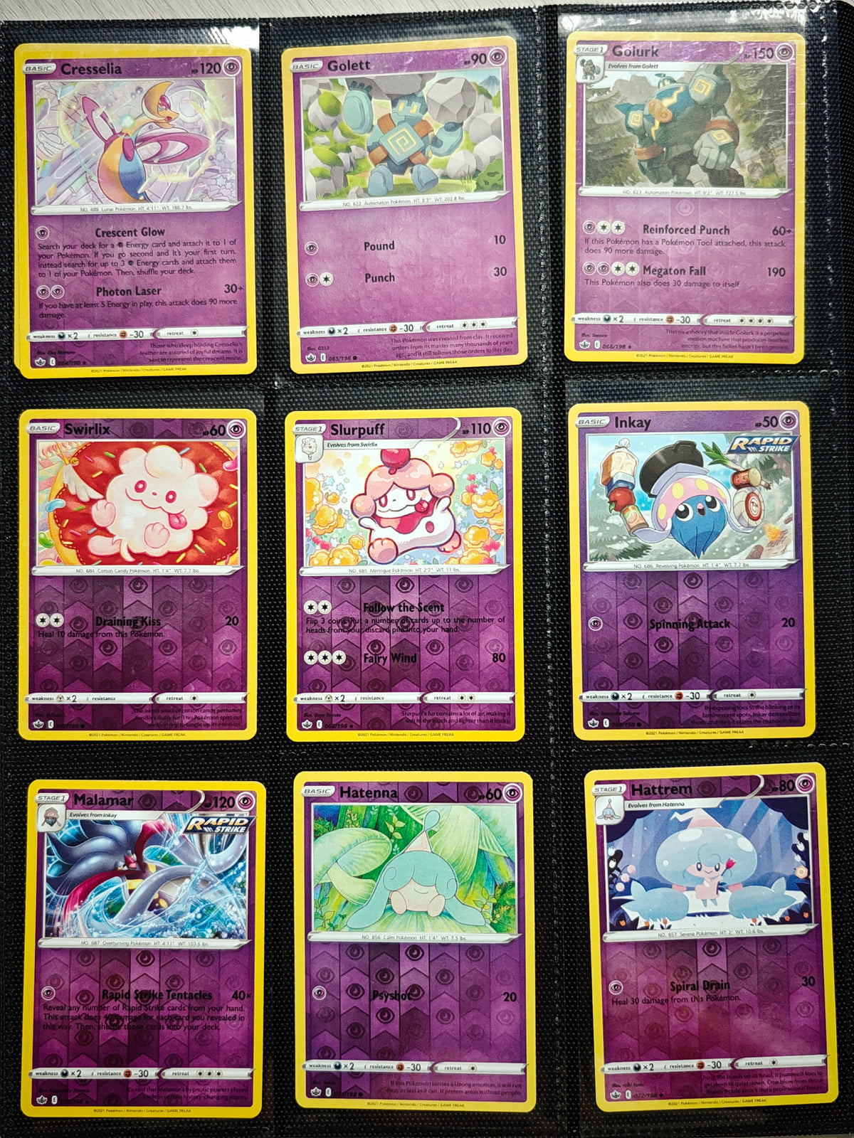 Chilling Reign Partial Master Set