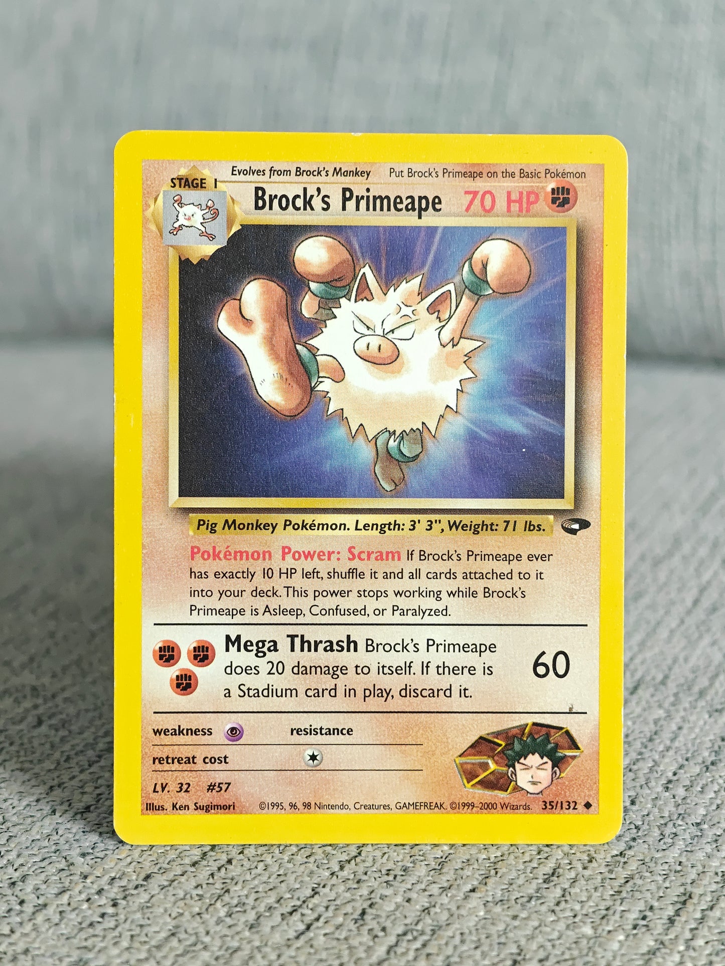 [Raw] Brock's Primeape 35 non holo (MP)