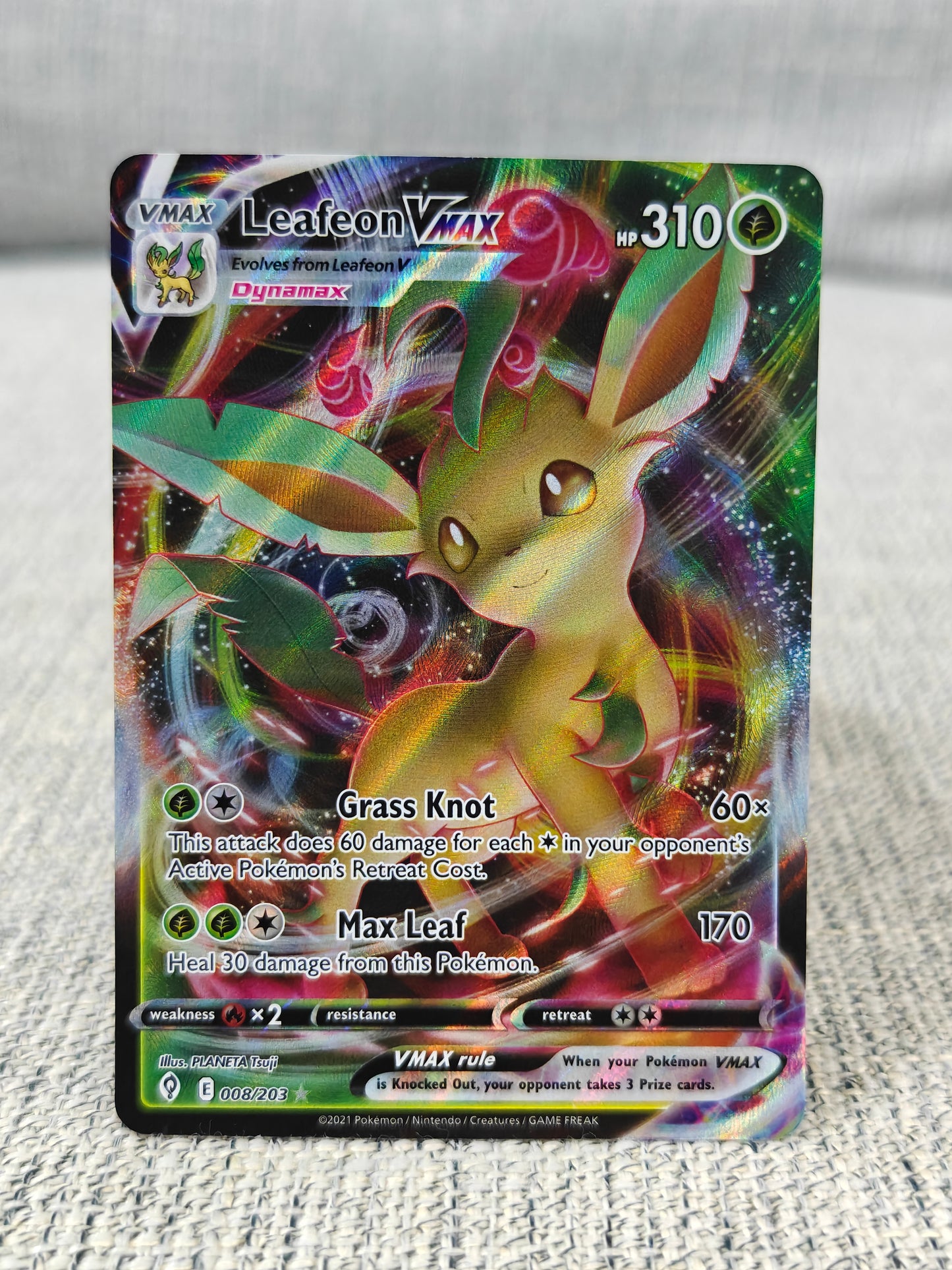[Raw] Leafeon Vmax 008 (NM)