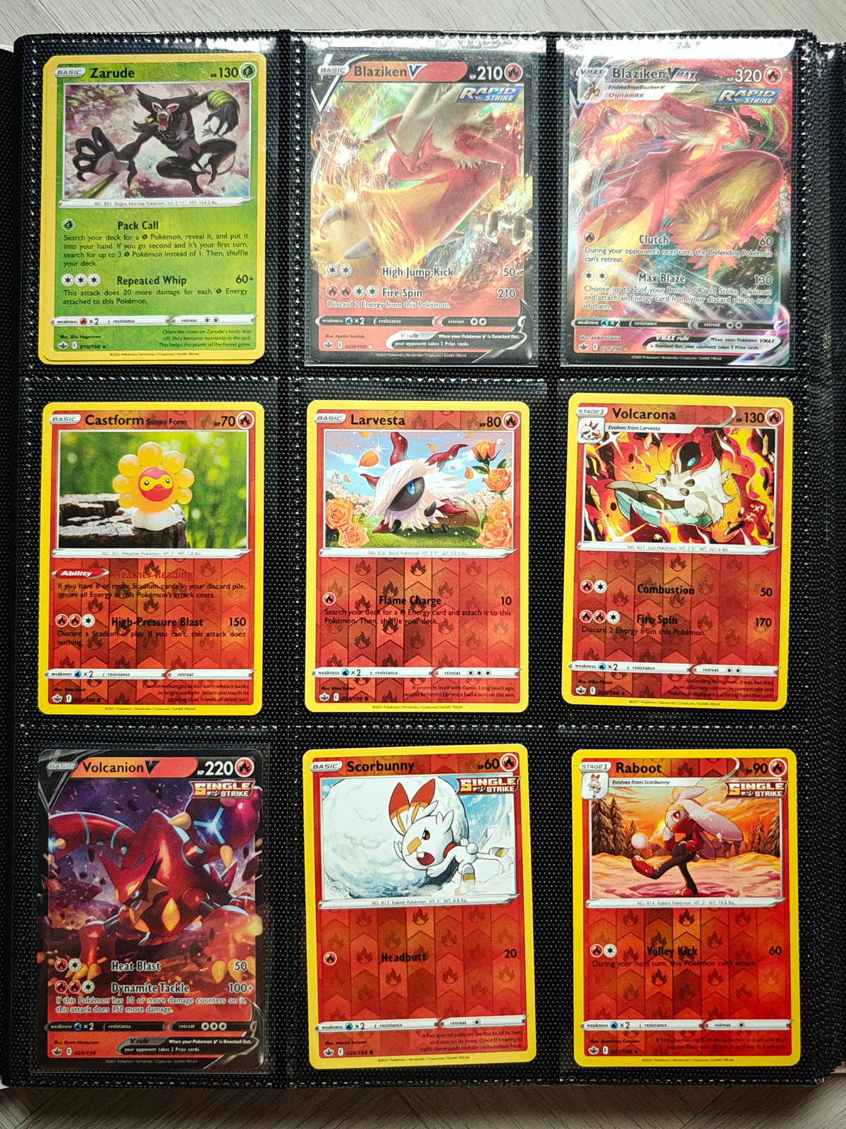 Chilling Reign Partial Master Set