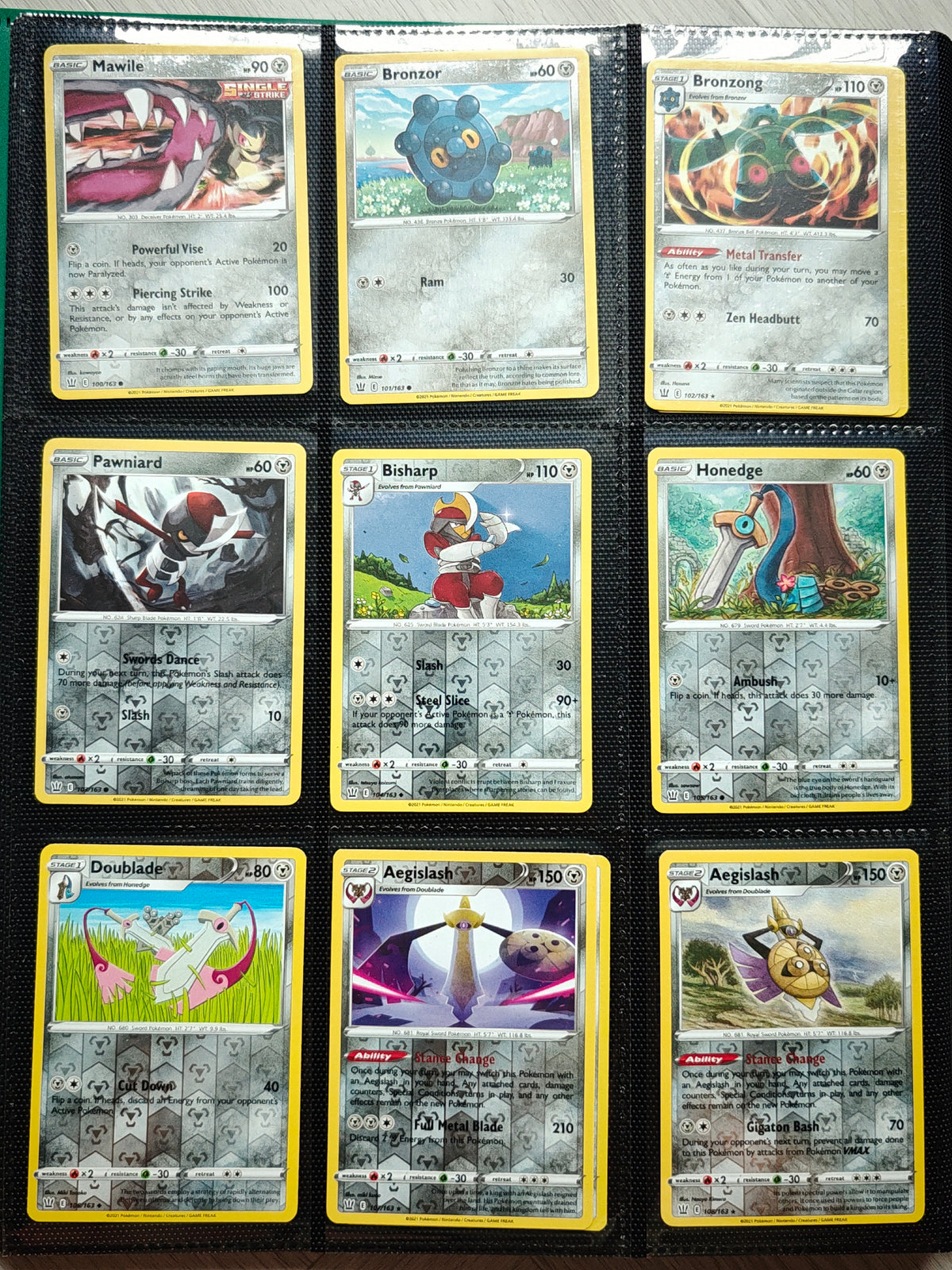 Battle Styles Partial Master Set