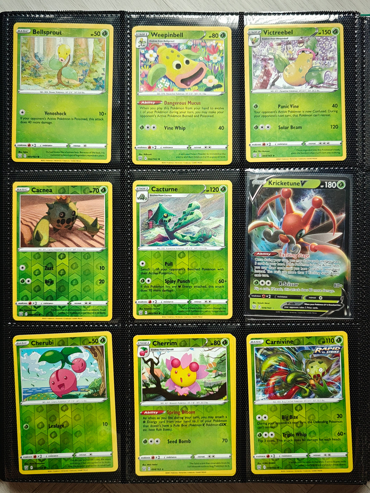 Battle Styles Partial Master Set