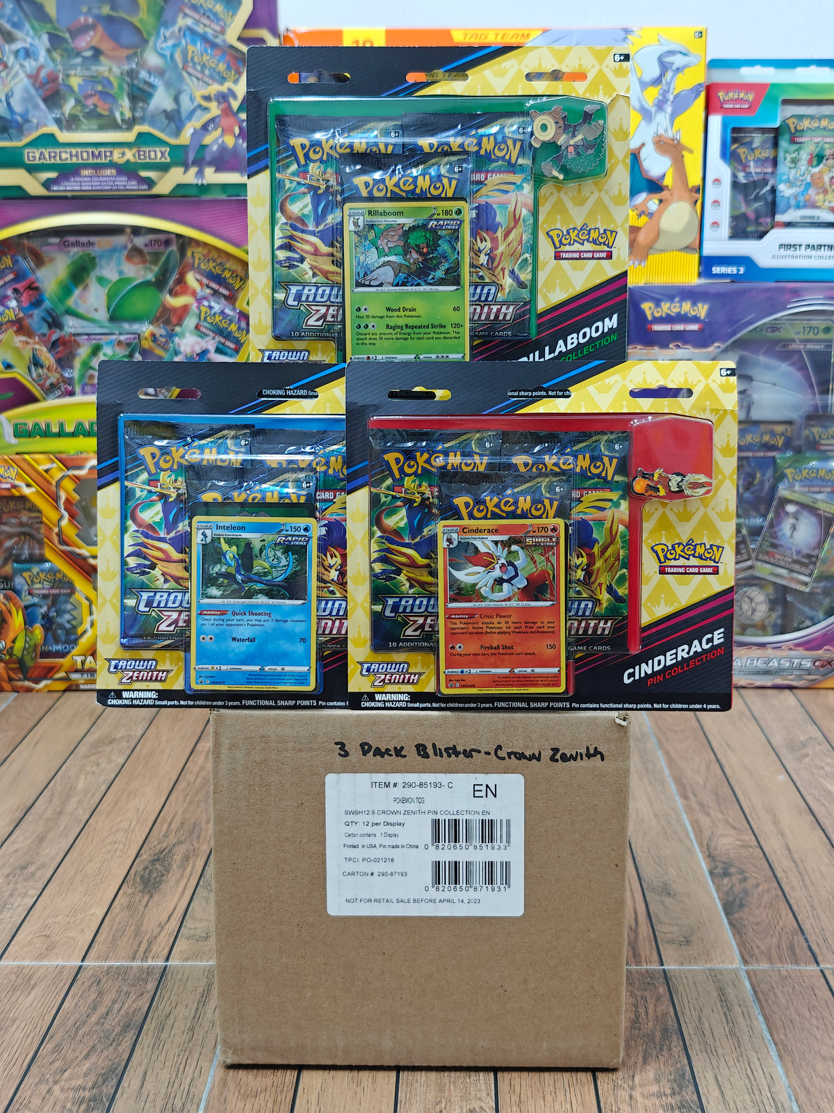 Crown Zenith 3pk Pin Collection