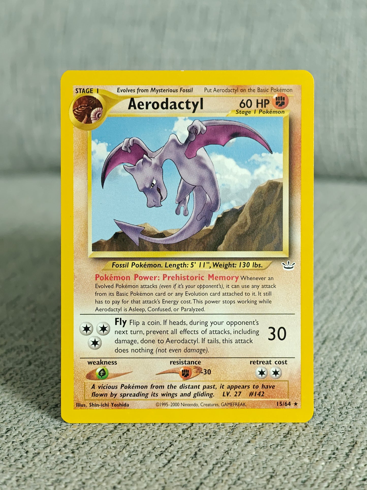 [Raw] Aerodactyl 15/64 non holo (NM)