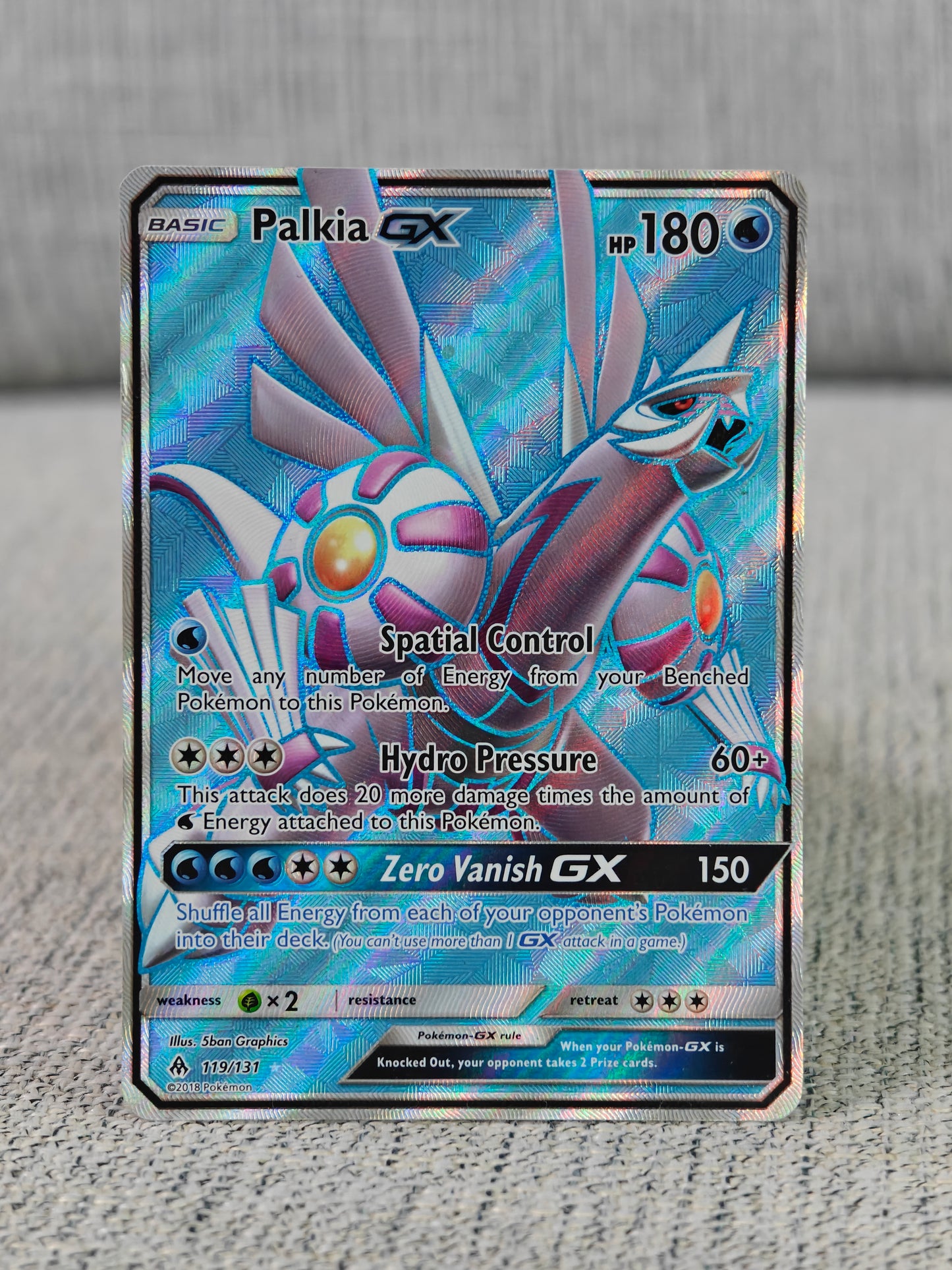 [Raw] Palkia Gx 119 (MP)