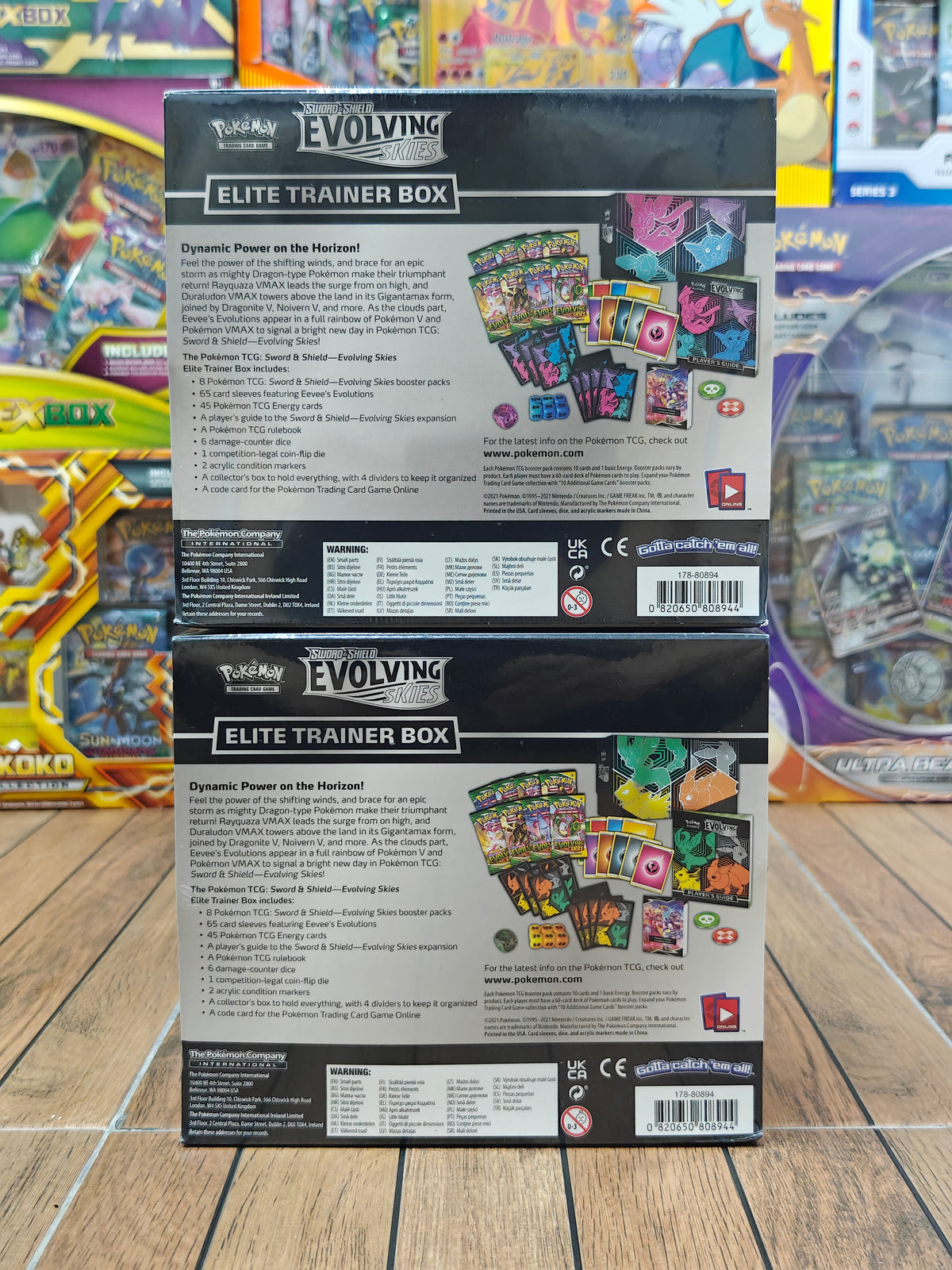 Evolving Skies Elite Trainer Box Pair