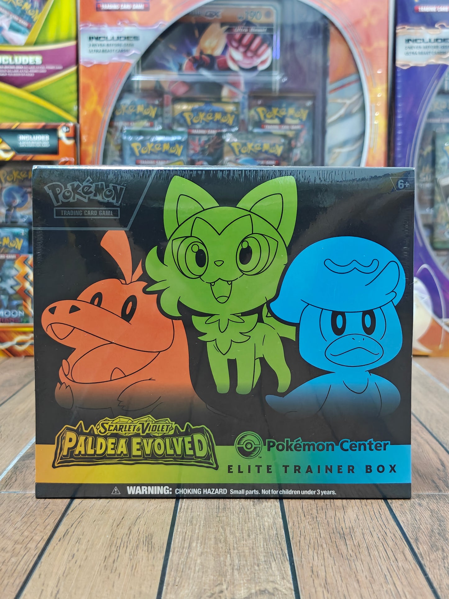 Paldea Evolved Pokemon Center Elite Trainer Box