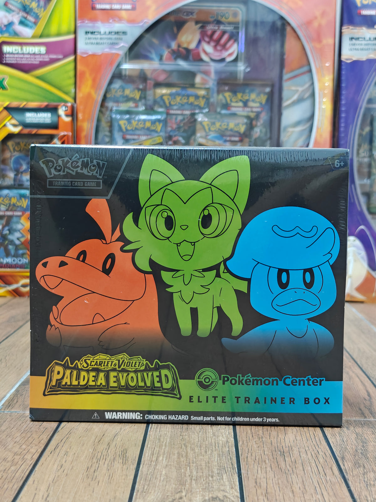 Paldea Evolved Pokemon Center Elite Trainer Box