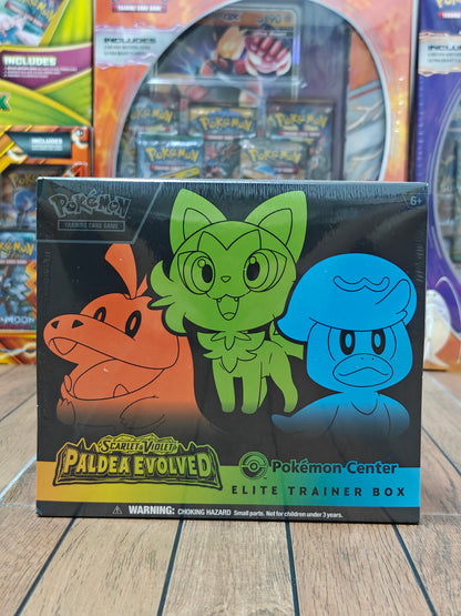 Paldea Evolved Pokemon Center Elite Trainer Box