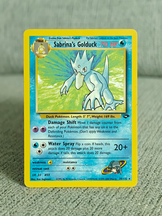[Raw] Sabrina's Golduck 30/132 Non Holo (LP)