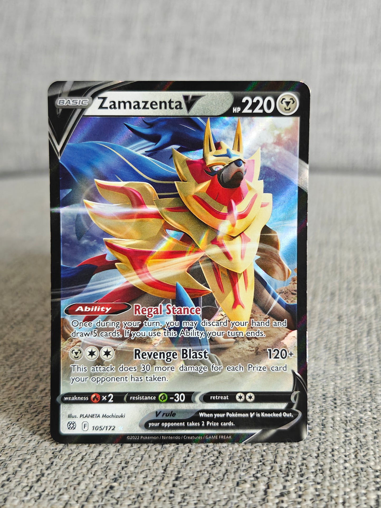 [Raw] Zamazenta V 105 (NM)