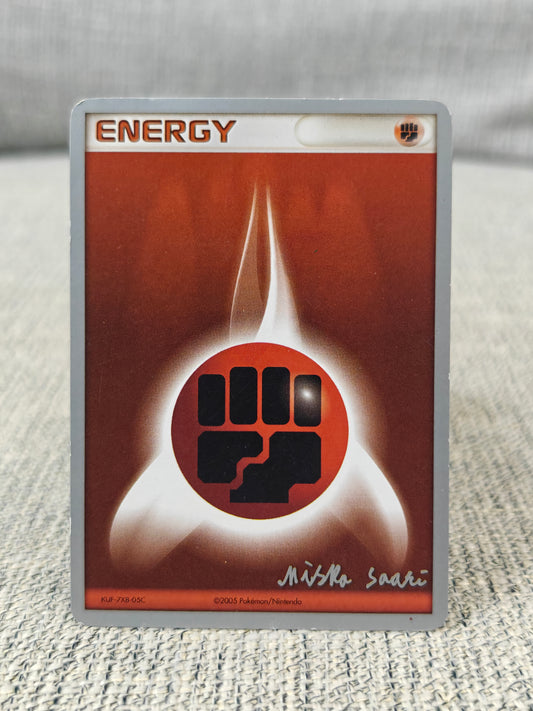 [Raw] Fighting Energy Miska Saari Signed (MP)