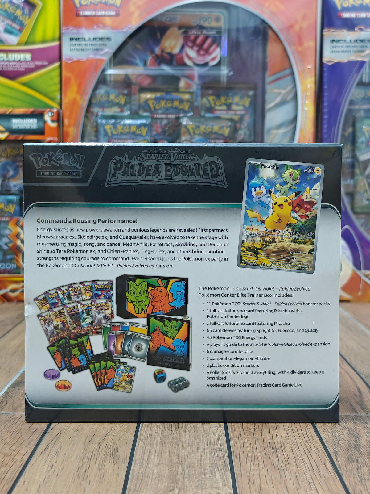 Paldea Evolved Pokemon Center Elite Trainer Box