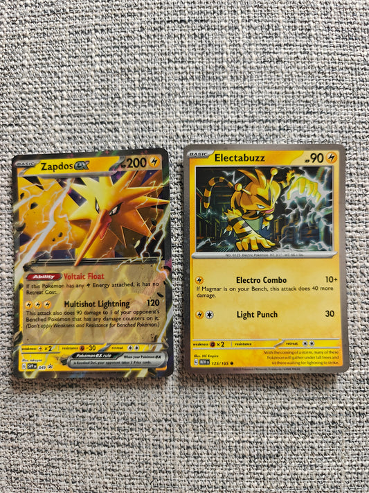 151 Zapdos + Electabuzz Promo Set