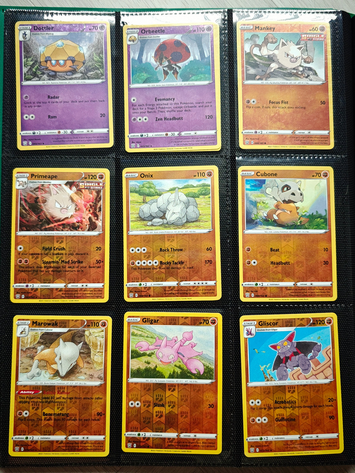 Battle Styles Partial Master Set