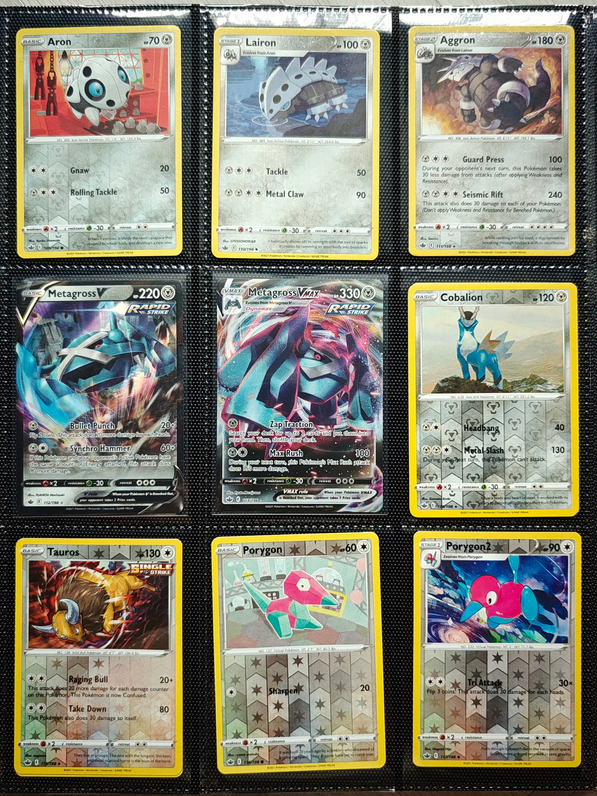 Chilling Reign Partial Master Set