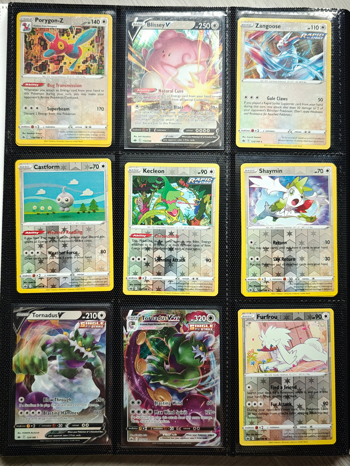 Chilling Reign Partial Master Set