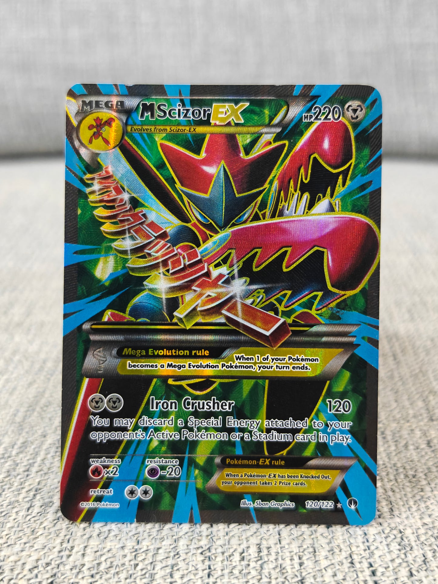 [Raw] M Scizor Ex 120 (MP)